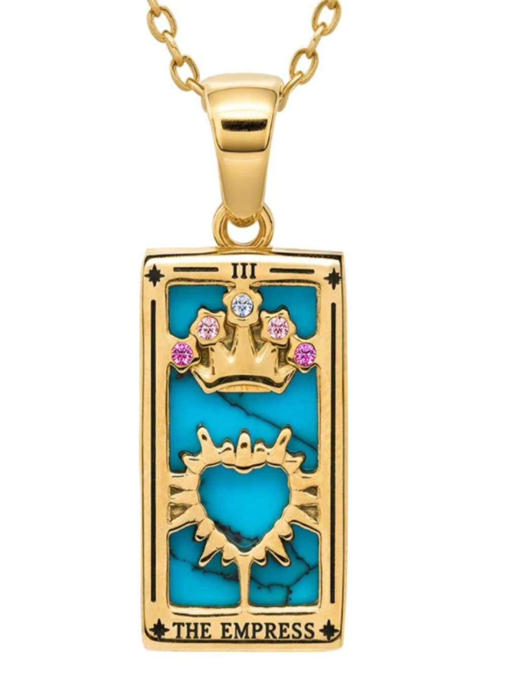 NWOT  Tarot Card Necklace-The Empress
